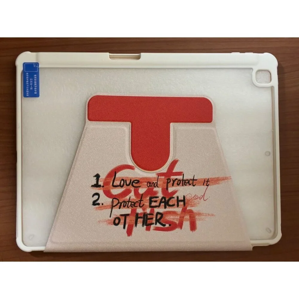 New Rotating Case for iPad 9th generation/ 8th gen Cat Kitten Graffiti
